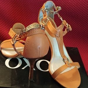 XOXO Orange Sandals
